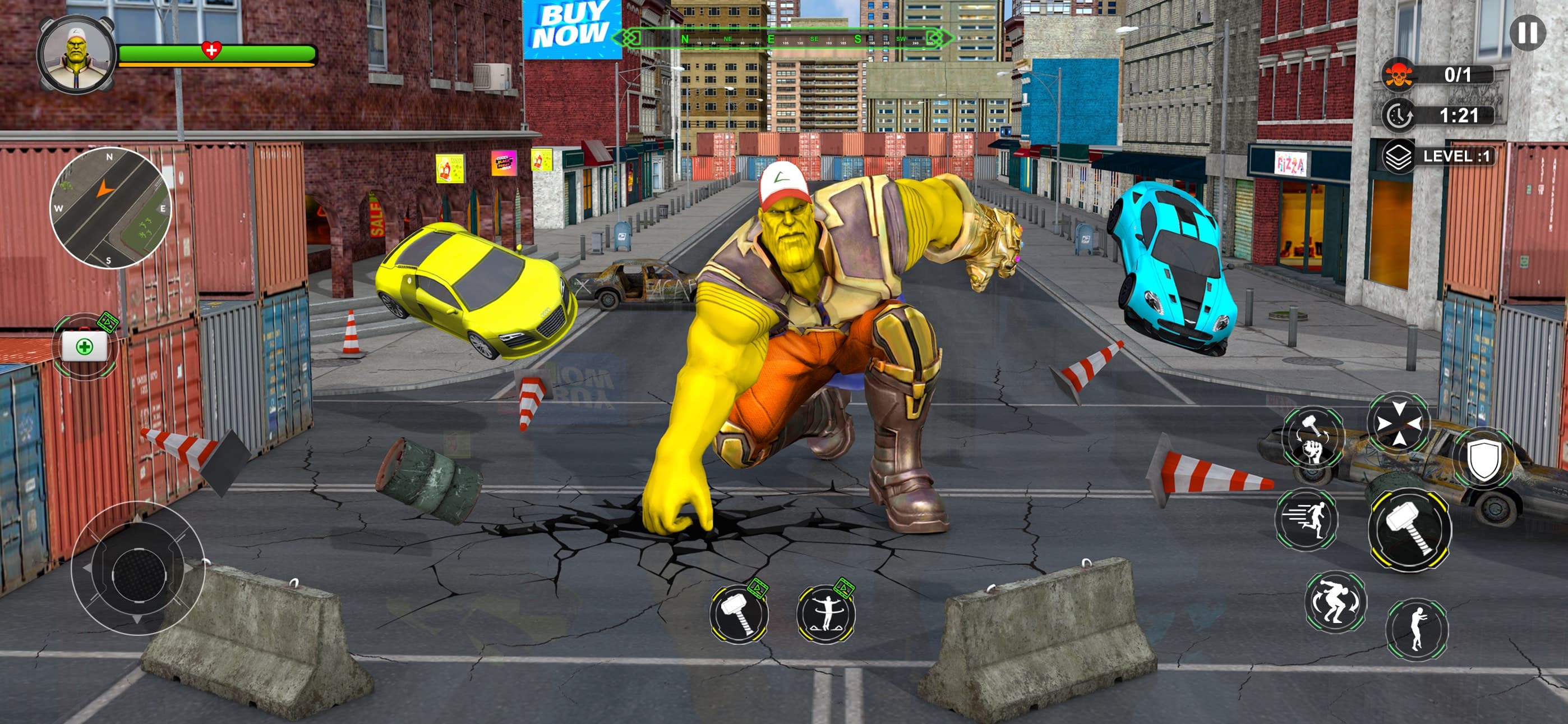 Monster Hero Fight City Rescue screenshot 6 - screenshot