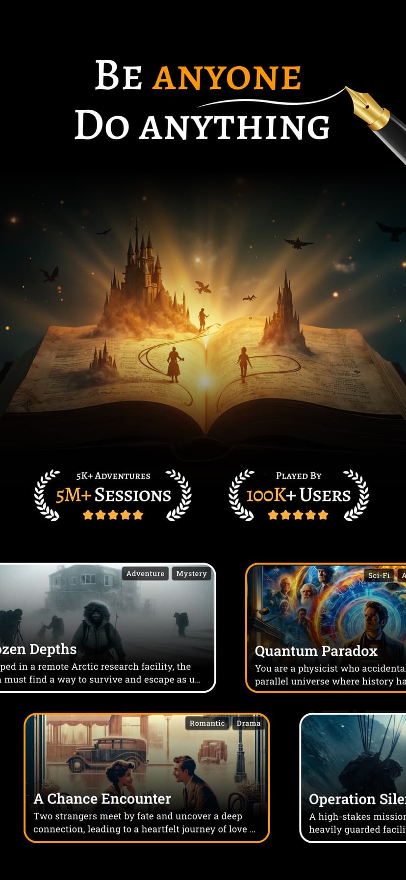 FableAI - Play Your Story RPG screenshot 1 - screenshot