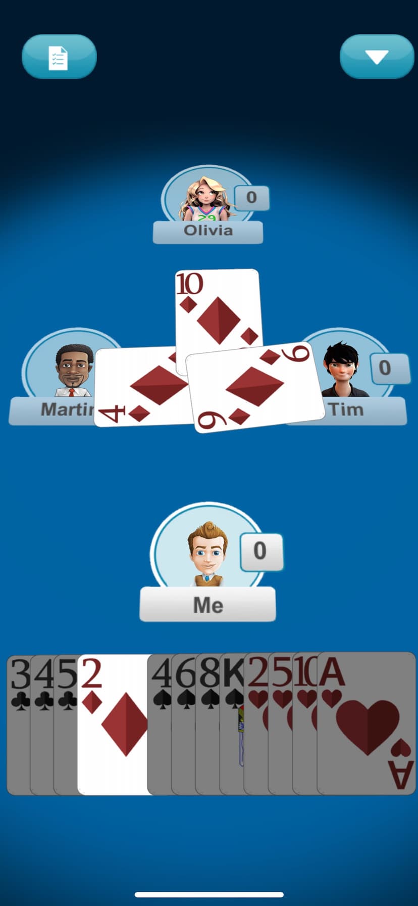 Hearts Card Game Classic screenshot 1 - screenshot
