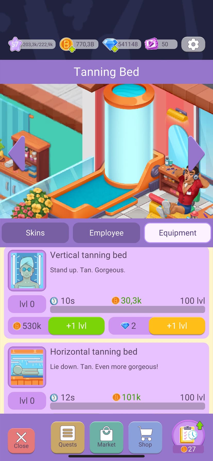Beauty Tycoon: Hair Salon Game screenshot 5 - screenshot