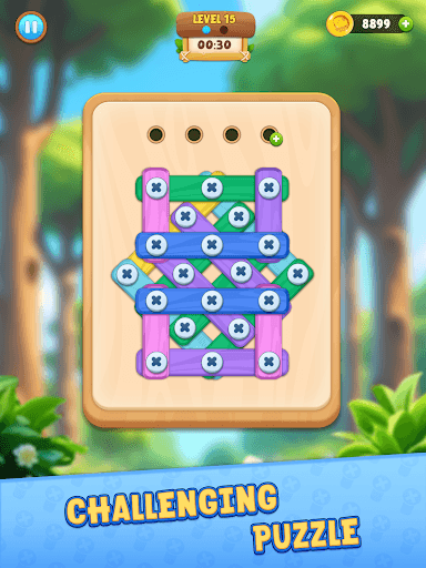Wood Nuts And Bolts Puzzle screenshot 13 - screenshot