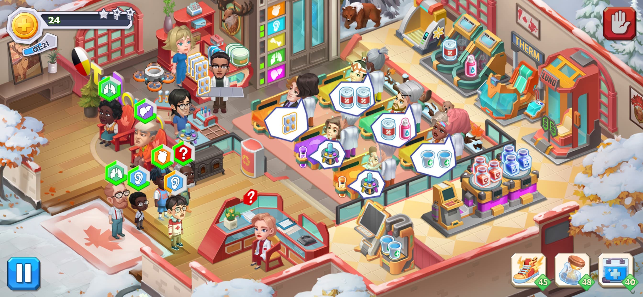 Clinic Mania : Hospital Sim screenshot 8 - screenshot