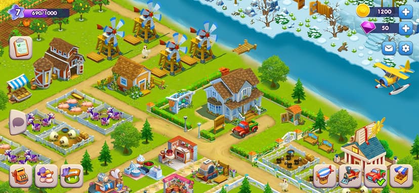 Golden Farm: Fun Farming Game screenshot 5 - screenshot