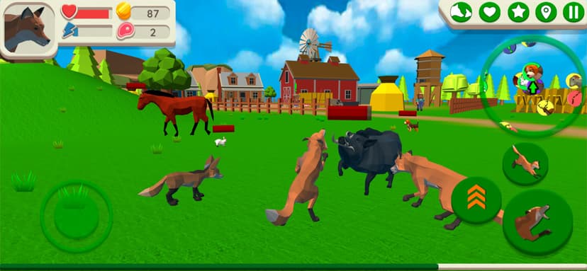 Fox Family - Animal Simulator screenshot 1 - screenshot