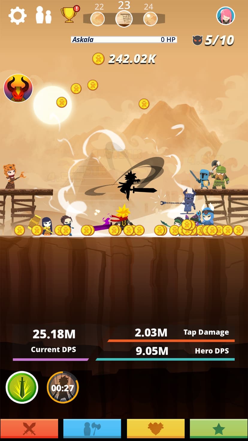 Tap Titans screenshot 2 - screenshot