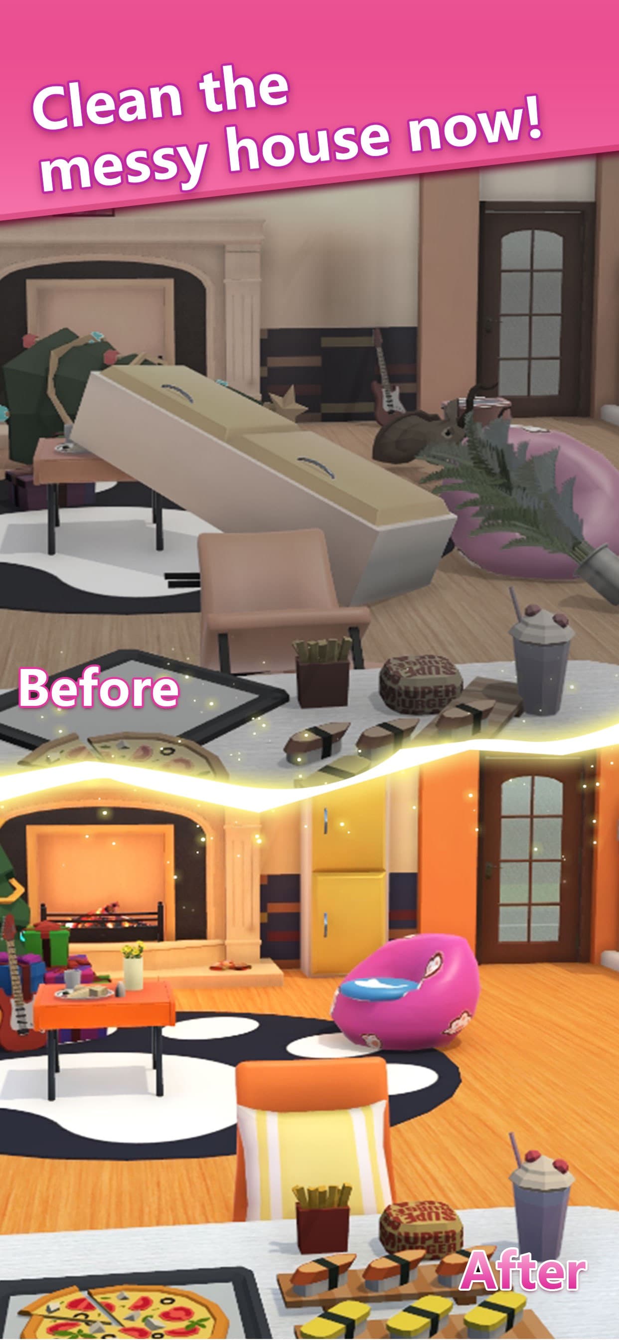 House Clean Up 3D- Decor Games screenshot 3 - screenshot
