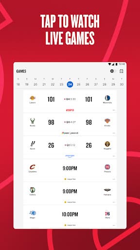 NBA: Live Games & Scores screenshot 16 - screenshot