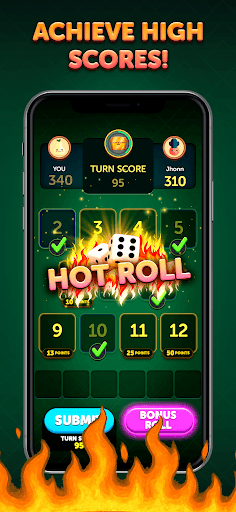 Hot Rolls Dice Strategy Game screenshot 3 - screenshot