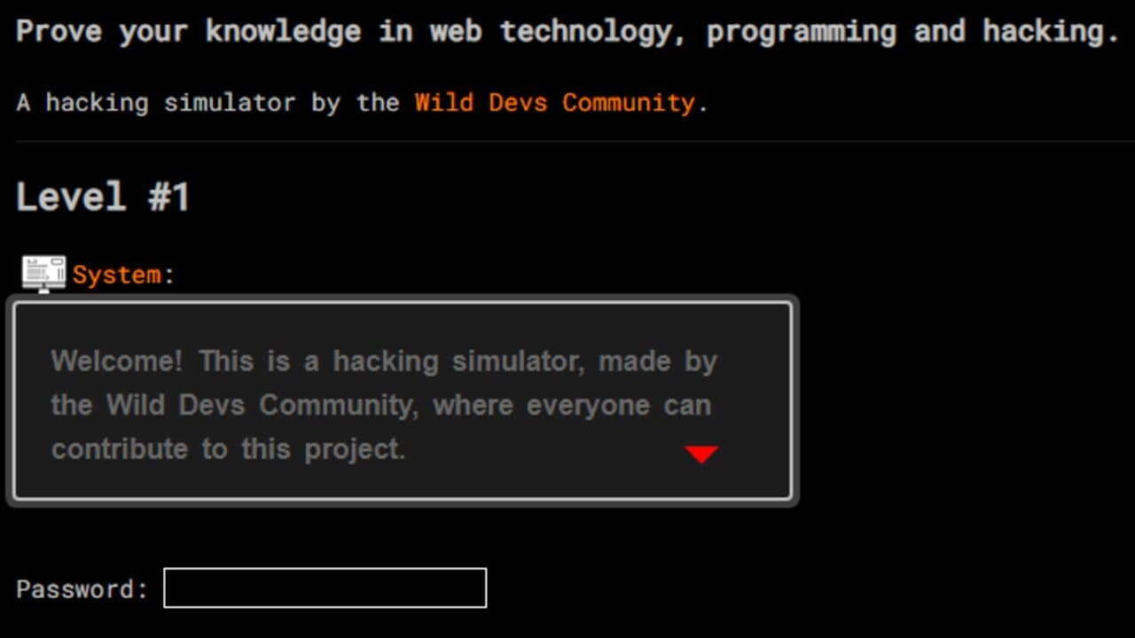 Null - screenshot