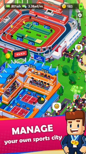 Sports City Tycoon: Idle Game screenshot 1 - screenshot