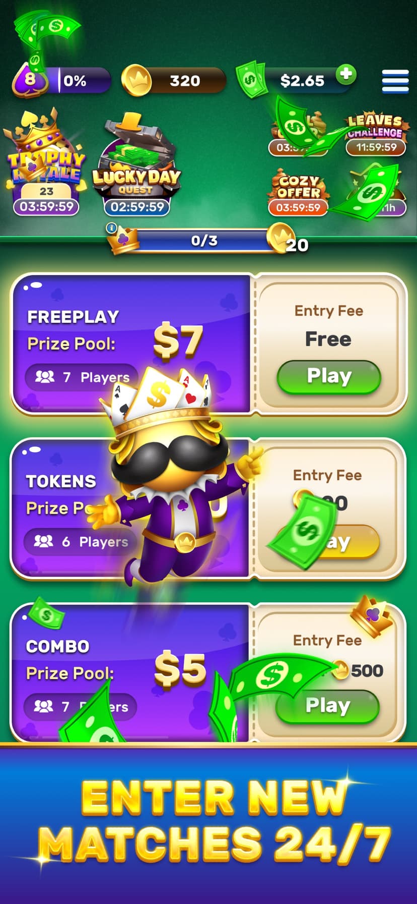 Solitaire Royale - Win Money screenshot 4 - screenshot