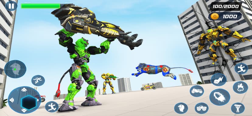 Lion Robot Superhero Battle screenshot 4 - screenshot