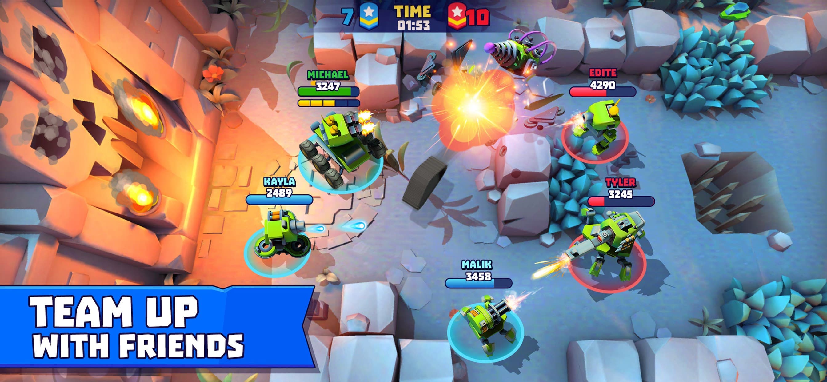 Tanks a Lot: 3v3 Tank Battles screenshot 3 - screenshot