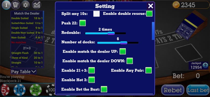 Blackjack 21 Collection screenshot 5 - screenshot