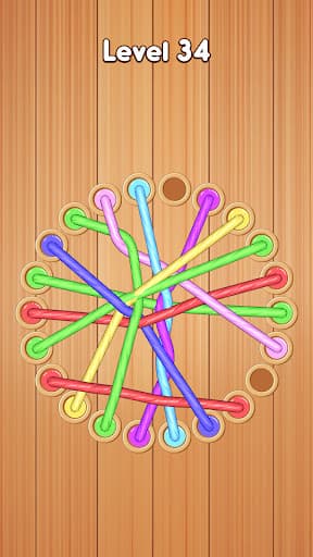 Woody Untangle Rope 3D Puzzle screenshot 1 - screenshot