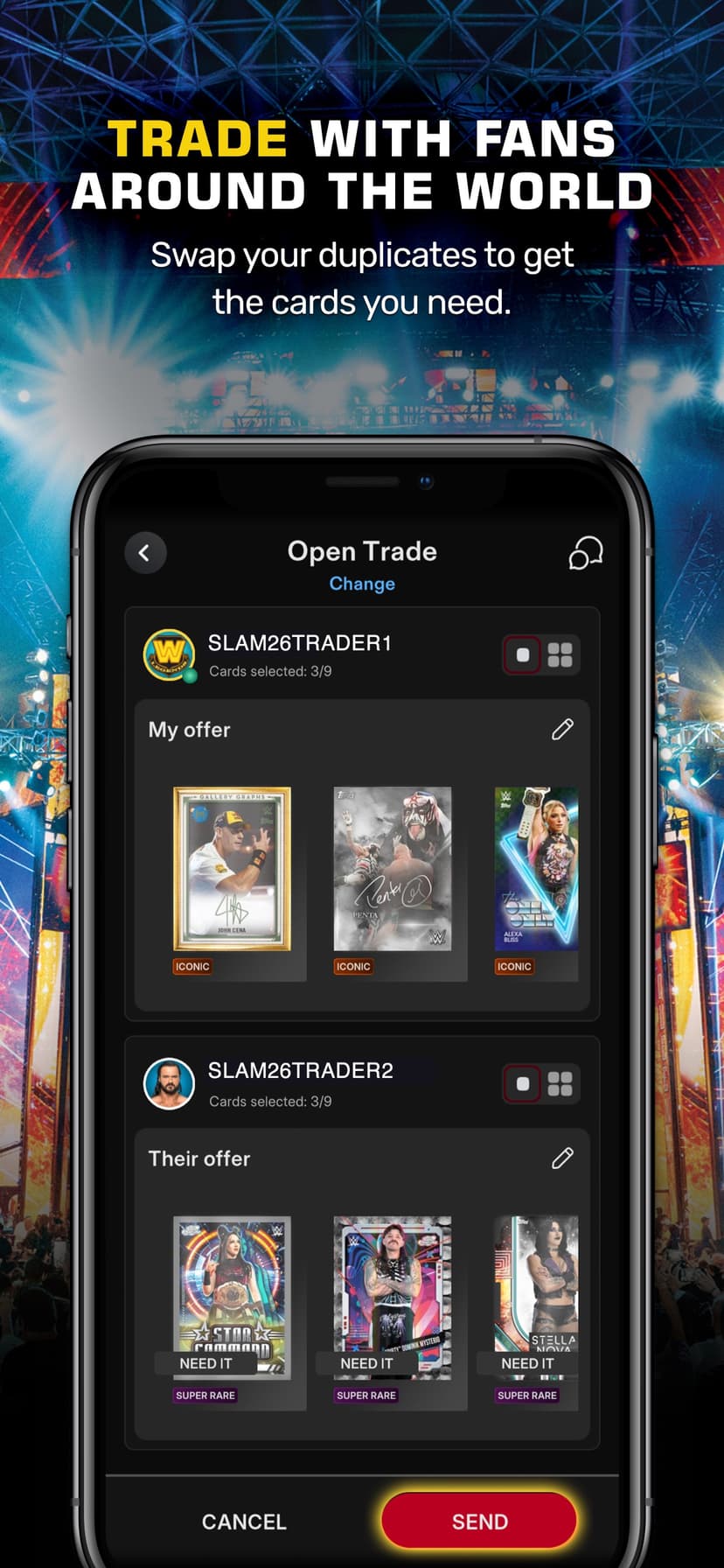 WWE SLAM by Topps® Card Trader screenshot 3 - screenshot