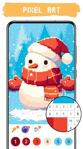 Pixel Art Coloring: Art Games screenshot 1 - screenshot