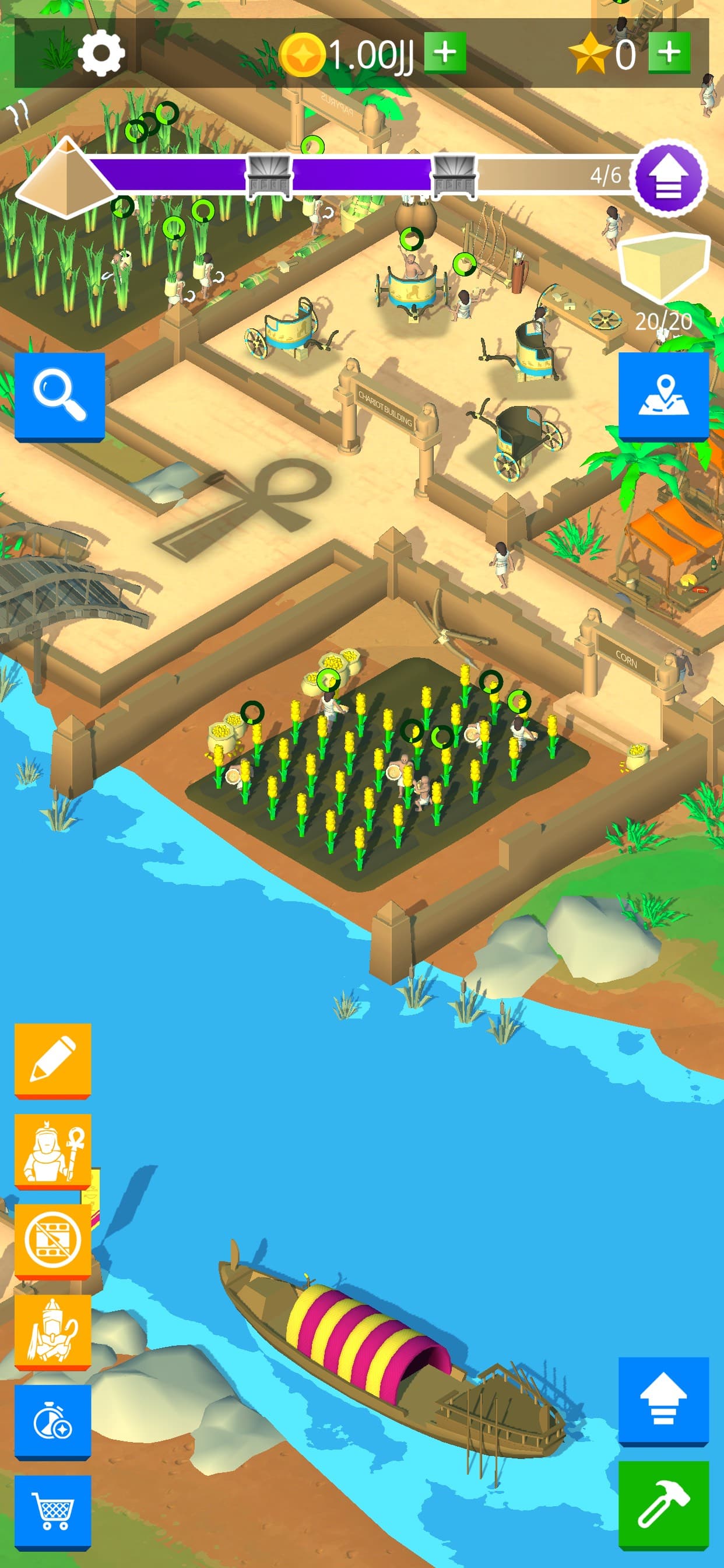 Idle Egypt Tycoon: Empire Game screenshot 7 - screenshot
