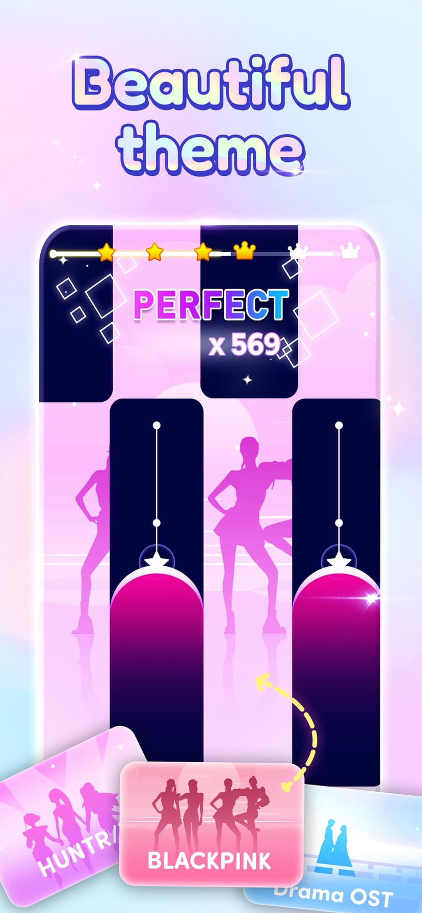 KPOP Piano Beat: Music Game screenshot 4 - screenshot