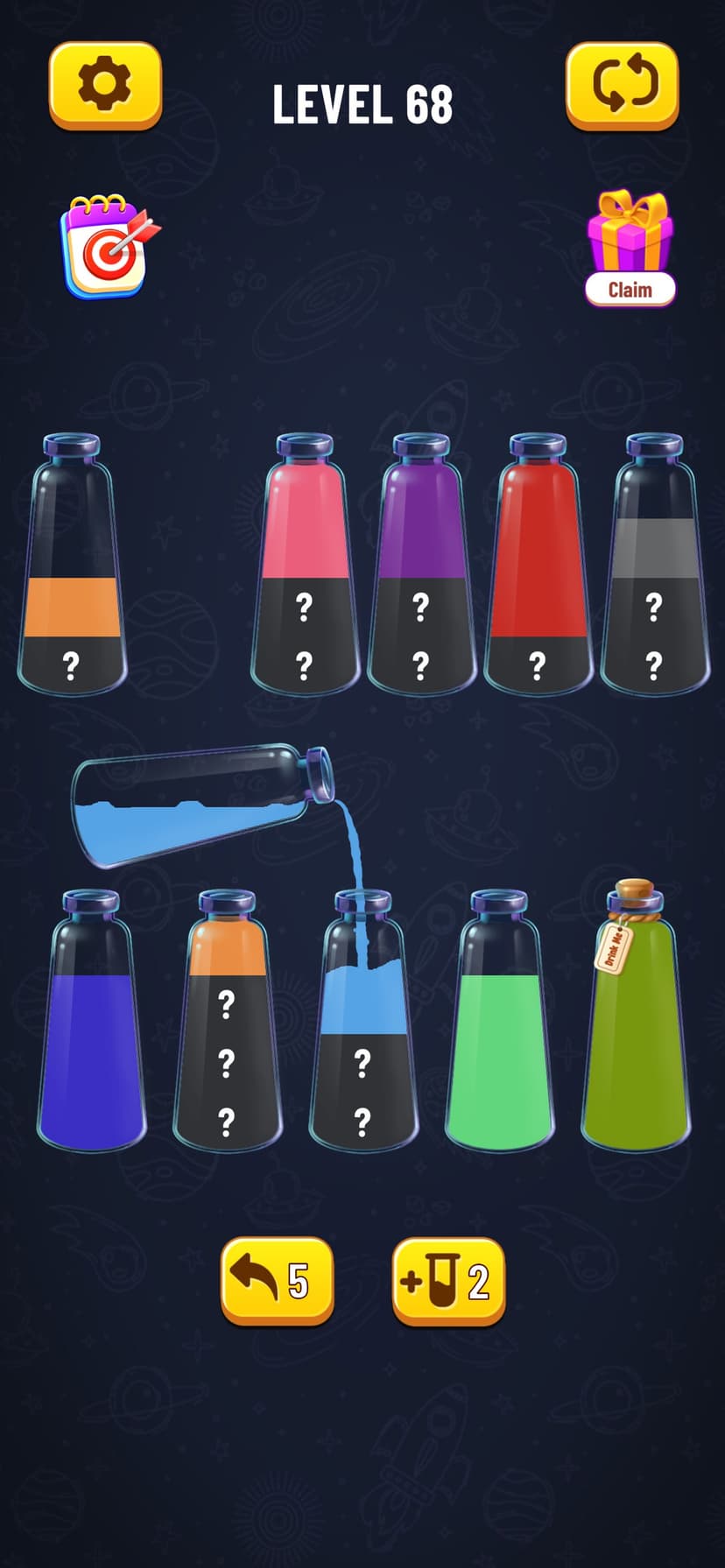 Soda Sort Puzzle screenshot 1 - screenshot