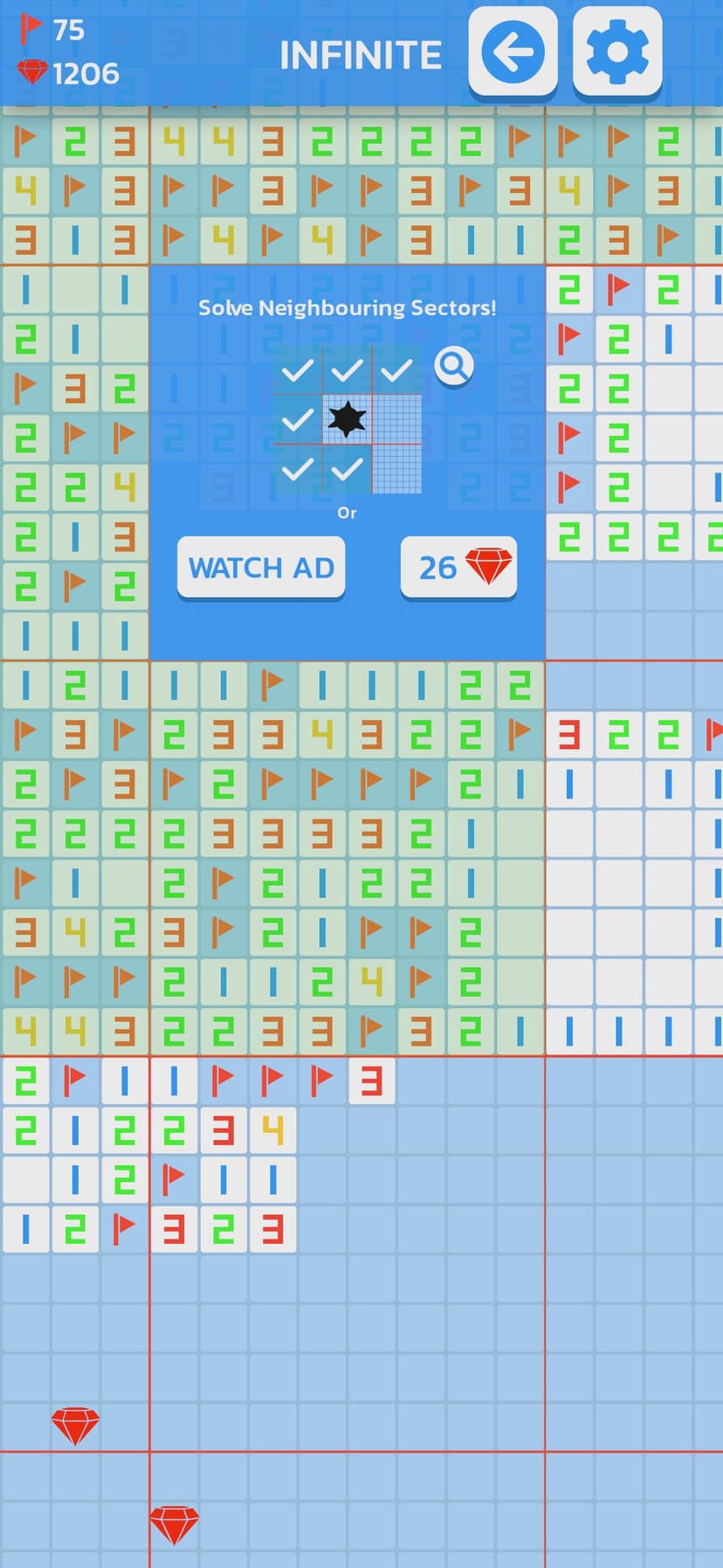 Infinite Minesweeper GRYKUBY screenshot 4 - screenshot