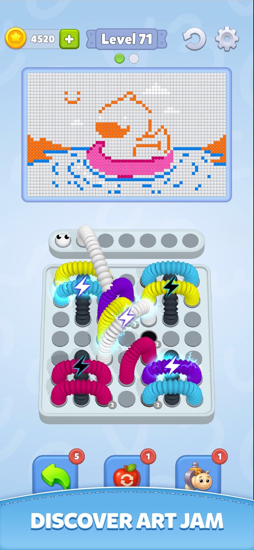 Wiggle Tangle - Thread Puzzle screenshot 4 - screenshot