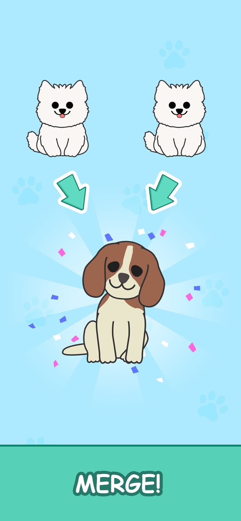 Merge Puppies: Pet Rescue Game screenshot 1 - screenshot