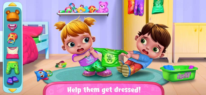 Baby Twins Babysitter screenshot 2 - screenshot