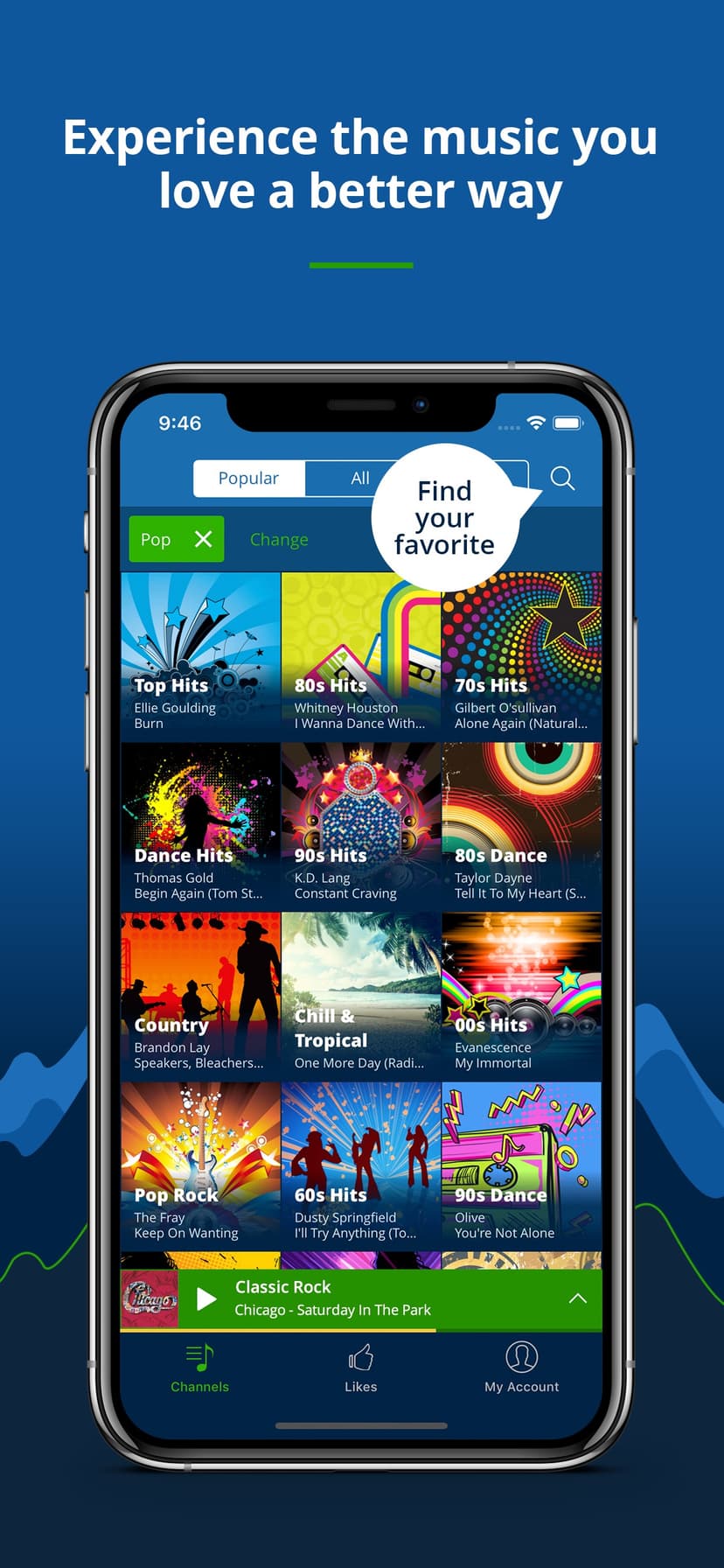 Radio Tunes - great music 24/7 screenshot 3 - screenshot