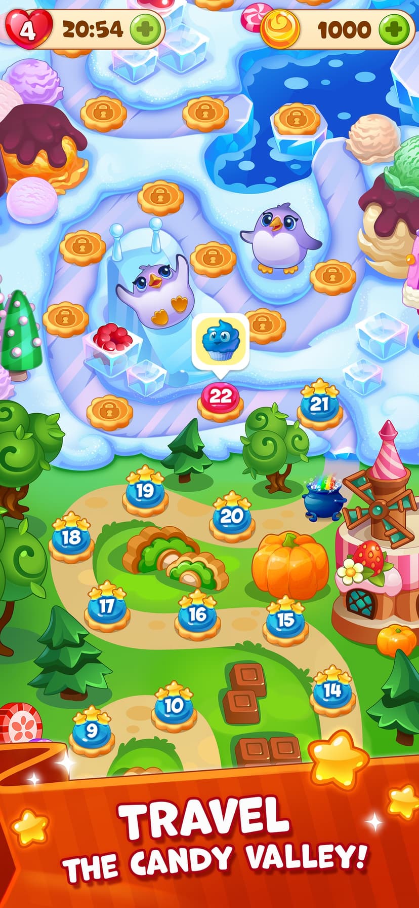 Candy Valley - Match 3 Puzzle screenshot 1 - screenshot