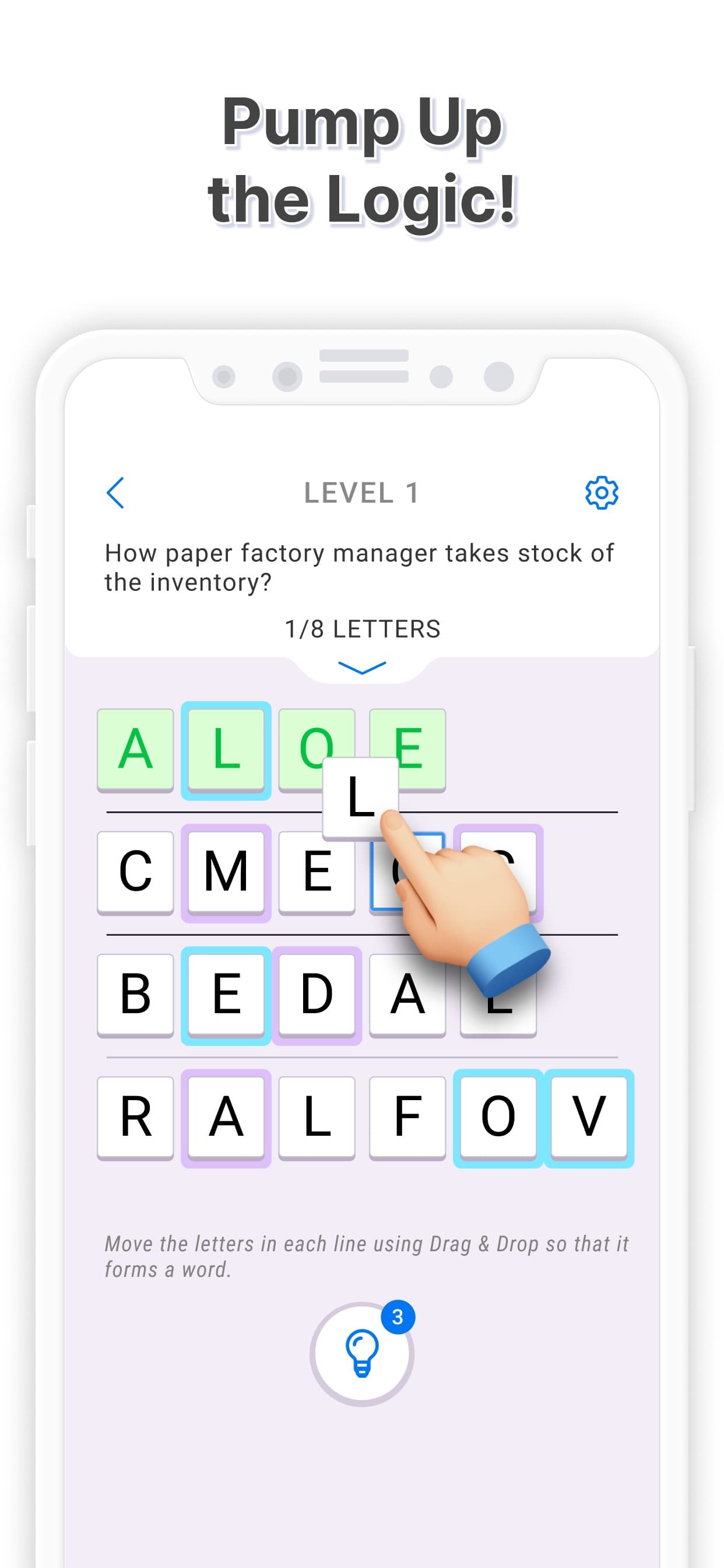 Wordelix - Word Puzzle Game screenshot 2 - screenshot