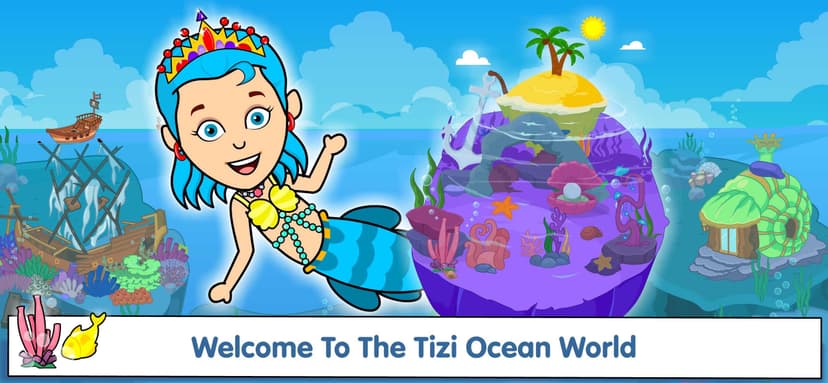 Tizi Town Little Mermaid Games screenshot 1 - screenshot