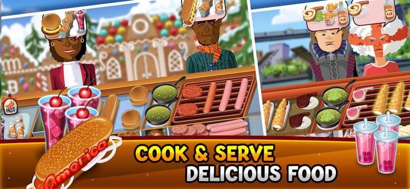 Hot Dog Bush: Food Truck Game screenshot 1 - screenshot