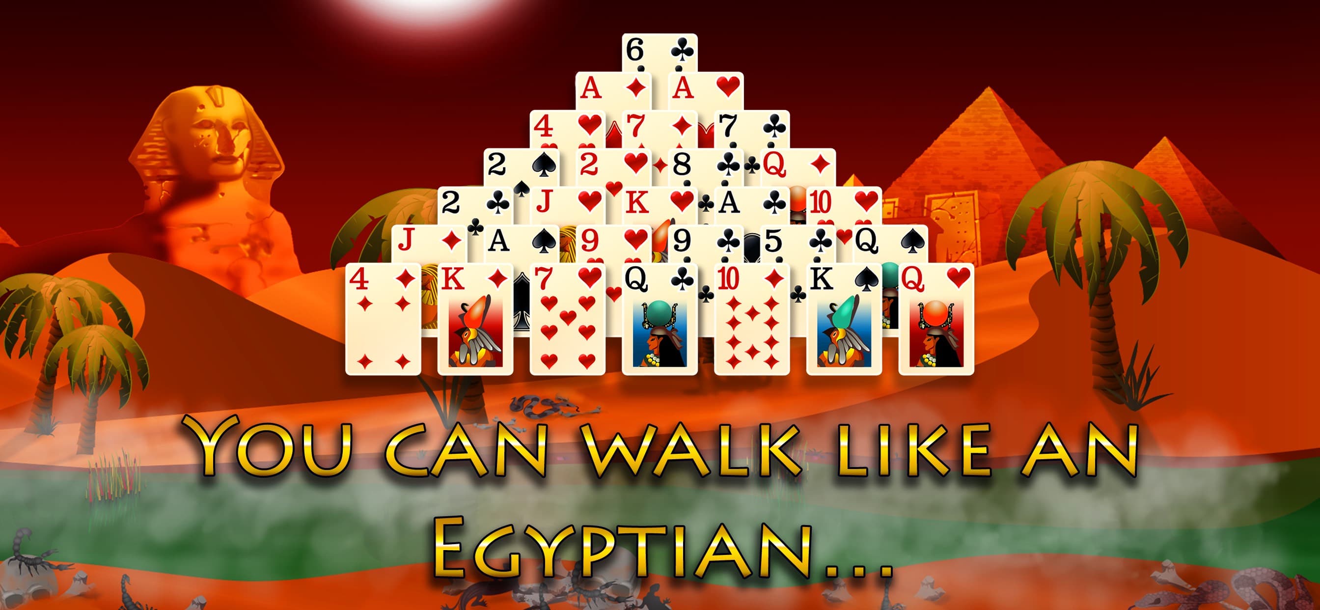 Pyramid Solitaire Mummys Curse screenshot 1 - screenshot