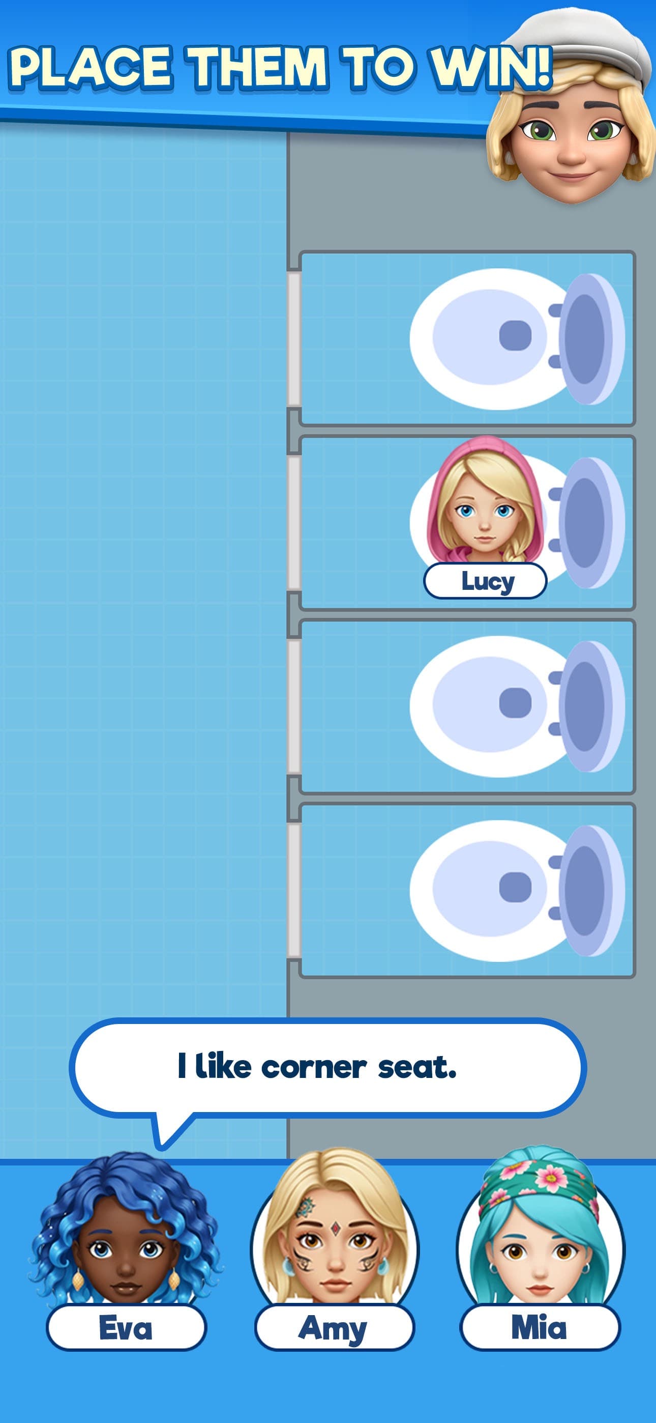 That’s My Seat – Logic Puzzle screenshot 1 - screenshot