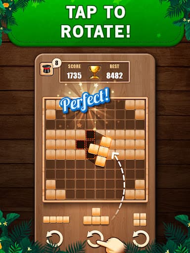 Wooden 100 Block Puzzle Game screenshot 9 - screenshot