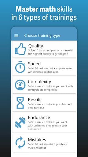 Speed Math Mental Quick Games screenshot 1 - screenshot