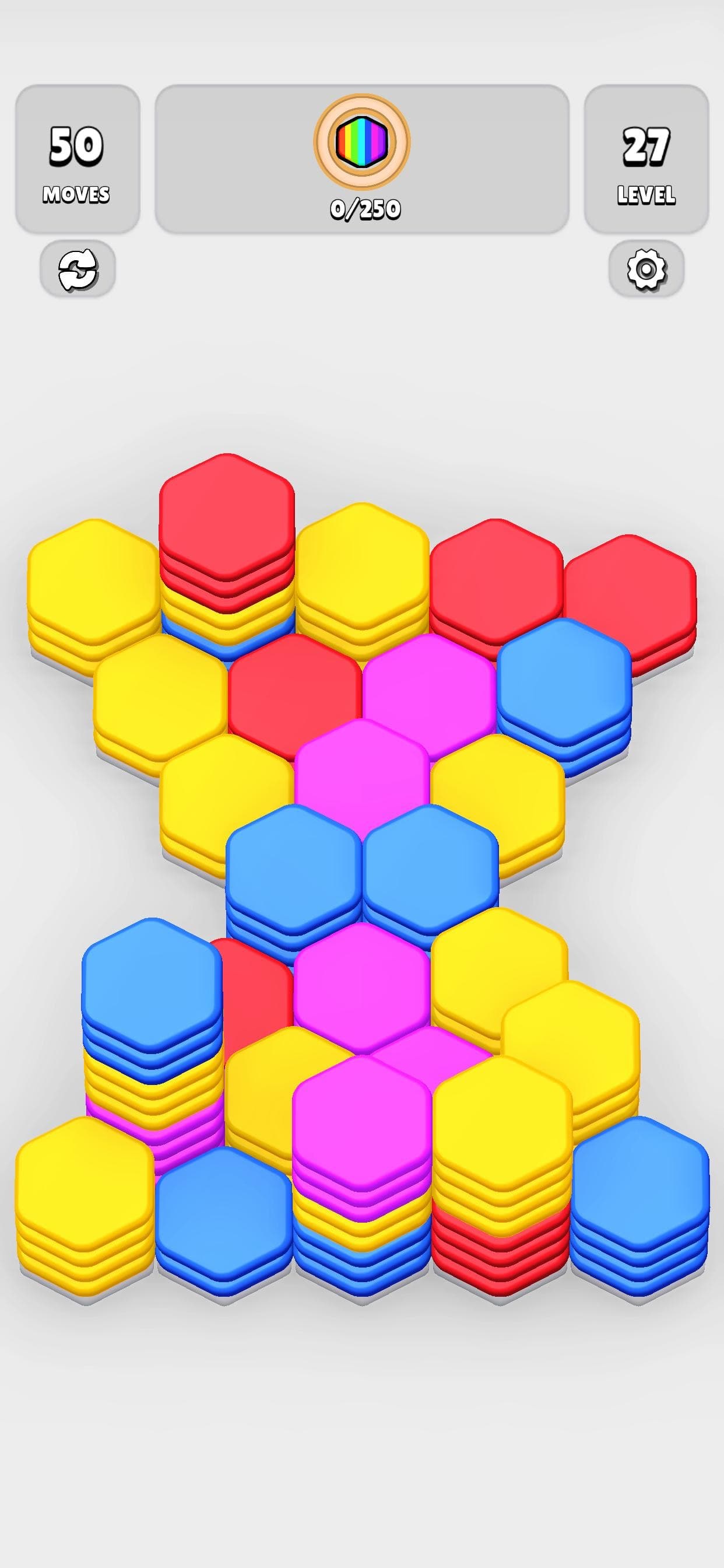 HexaBlast Puzzle - Sort Colors screenshot 1 - screenshot