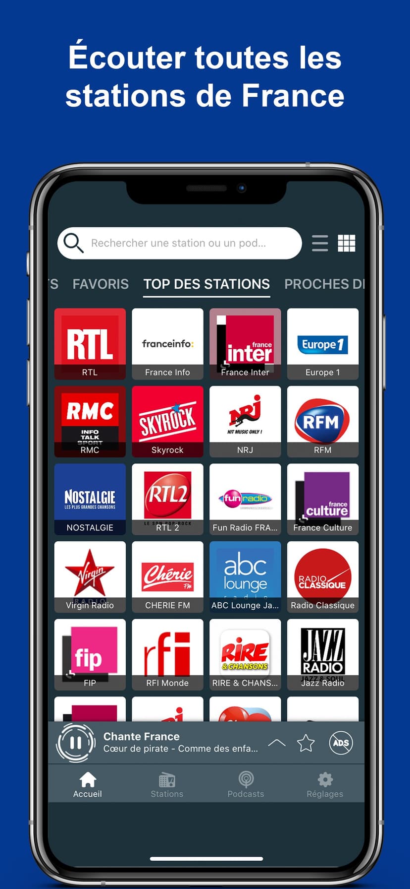 France Radio: Online, FM et AM screenshot 1 - screenshot