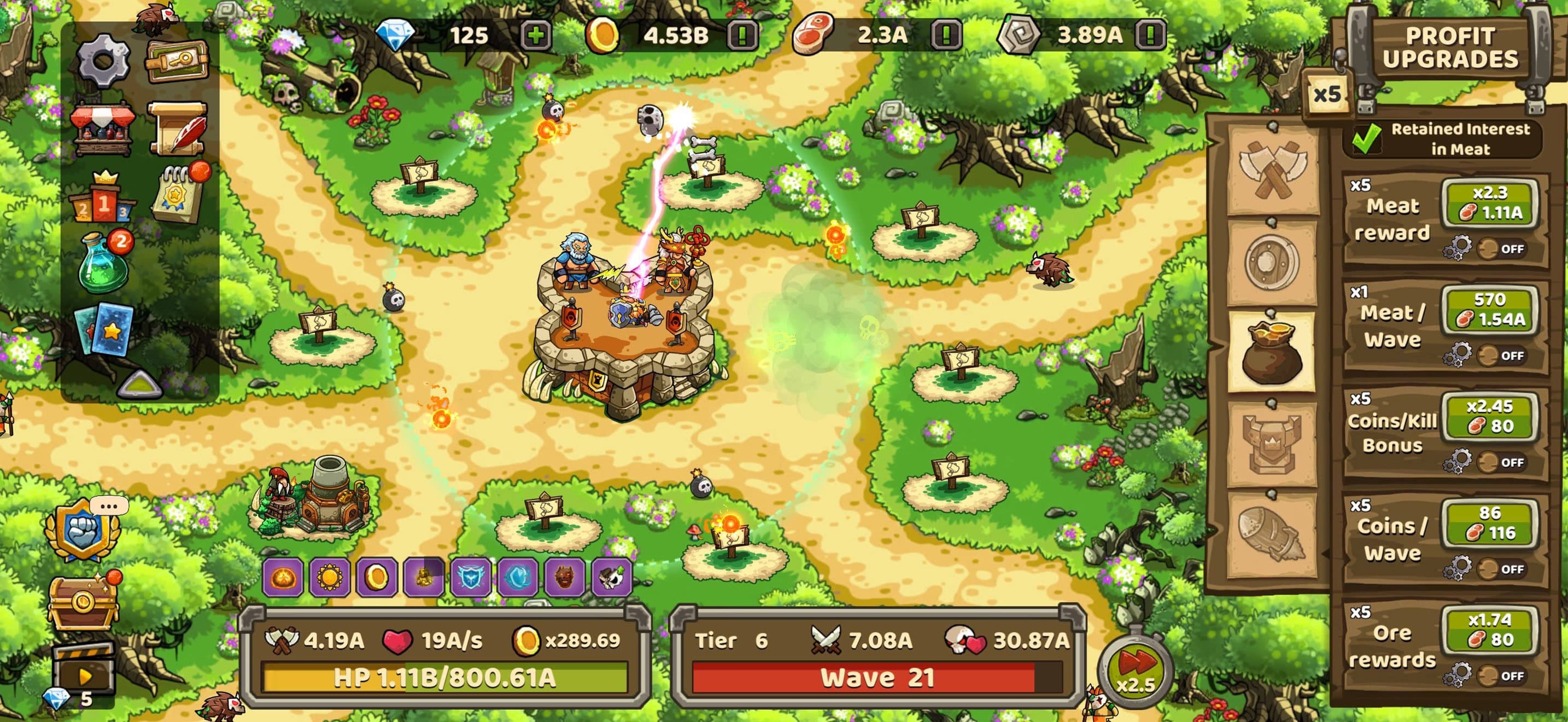 Rush Defense: idle TD screenshot 2 - screenshot