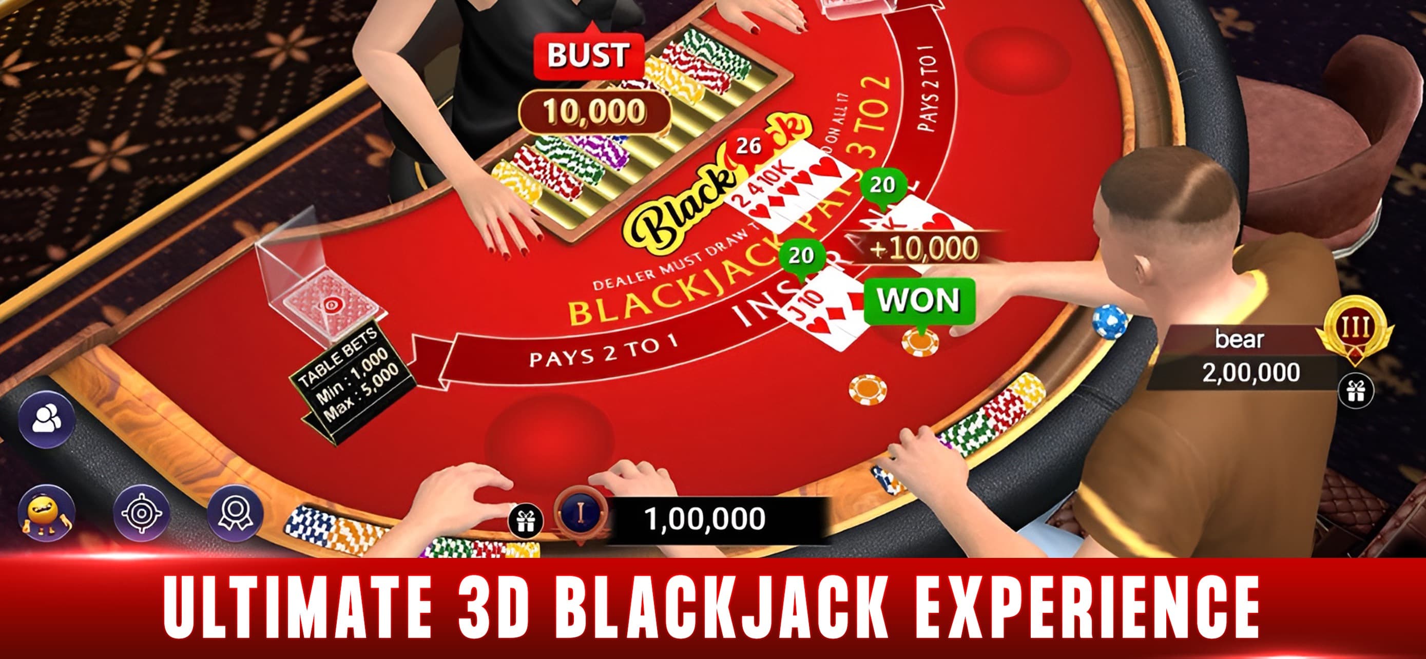Blackjack 21: Octro Black jack screenshot 6 - screenshot