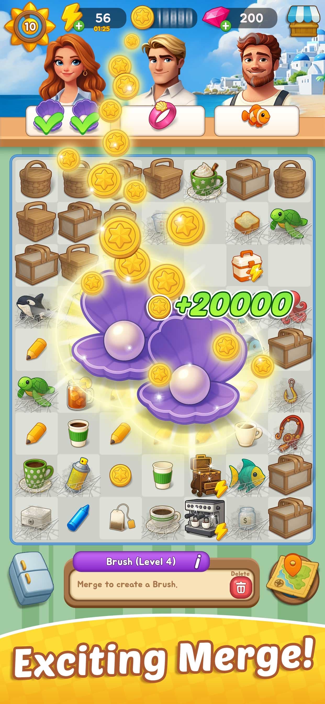 Merge Beach : Gossip & Mystery screenshot 3 - screenshot