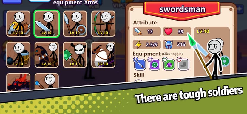 Idle Battle Warriors screenshot 3 - screenshot