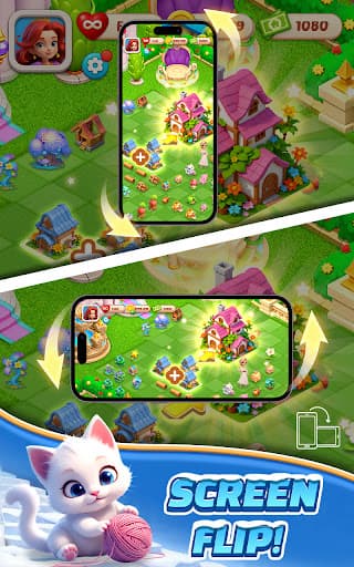 Misty Garden: Blast & Merge screenshot 1 - screenshot