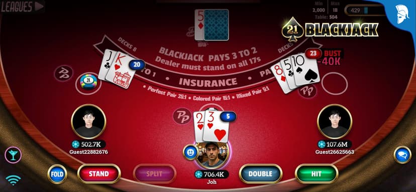 Blackjack 21: Live Casino game screenshot 3 - screenshot