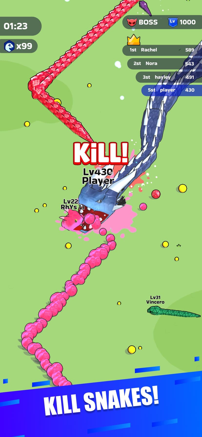 Snake Clash! screenshot 3 - screenshot
