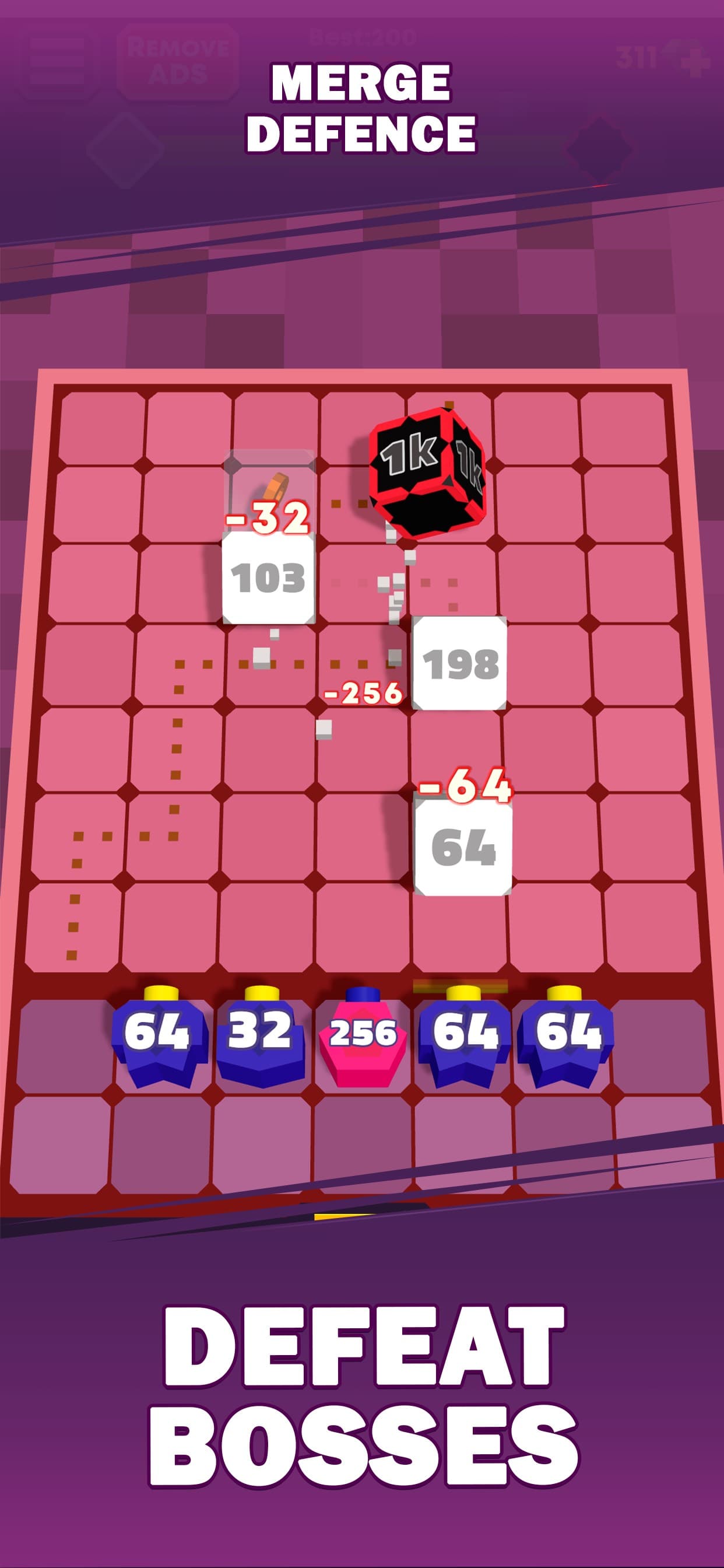 Merge Defense 3D! screenshot 1 - screenshot
