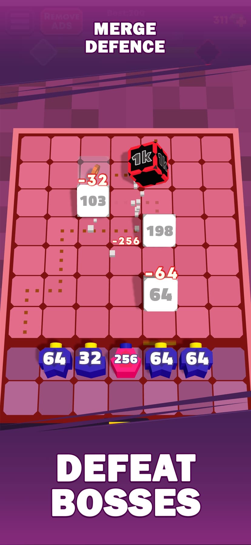 Merge Defense 3D! screenshot 1 - screenshot