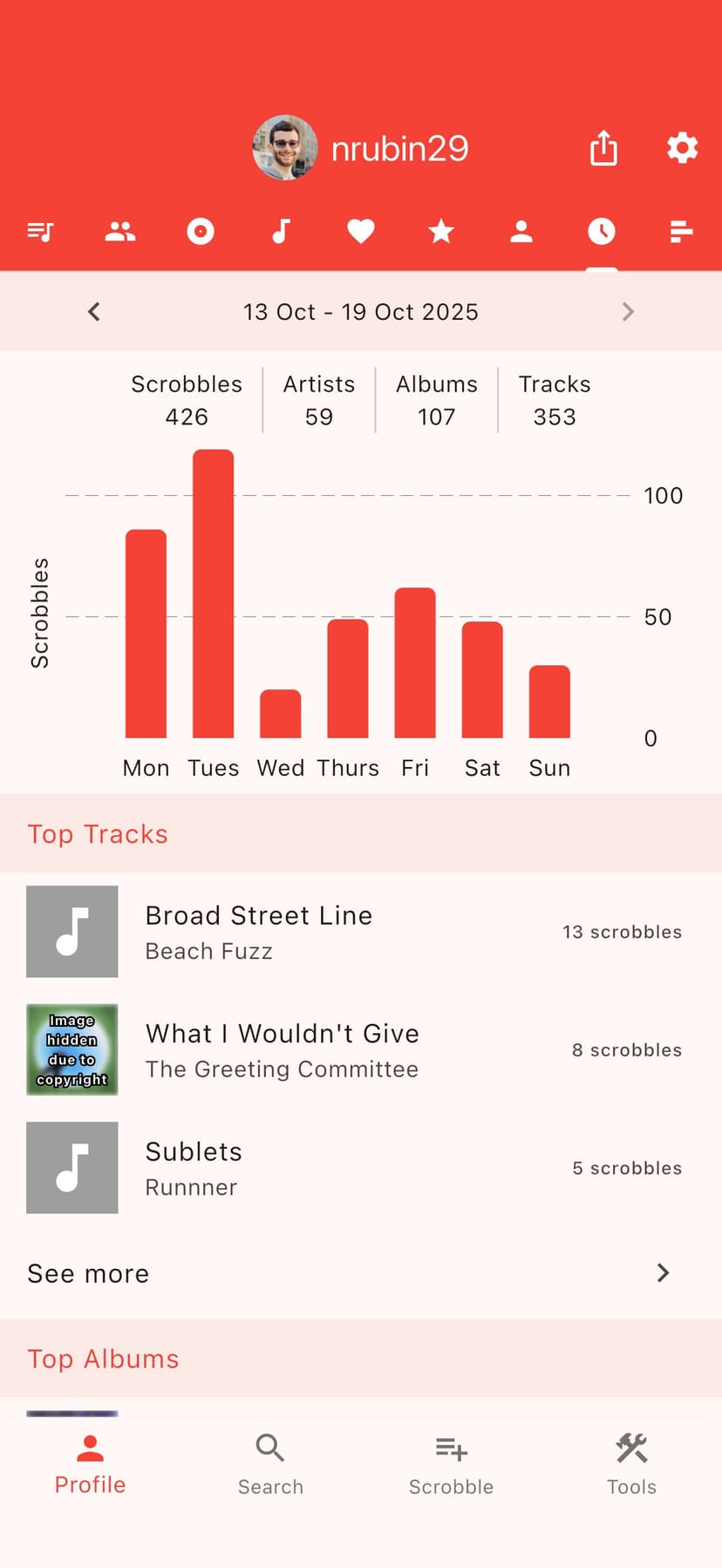Finale for Last.fm screenshot 4 - screenshot