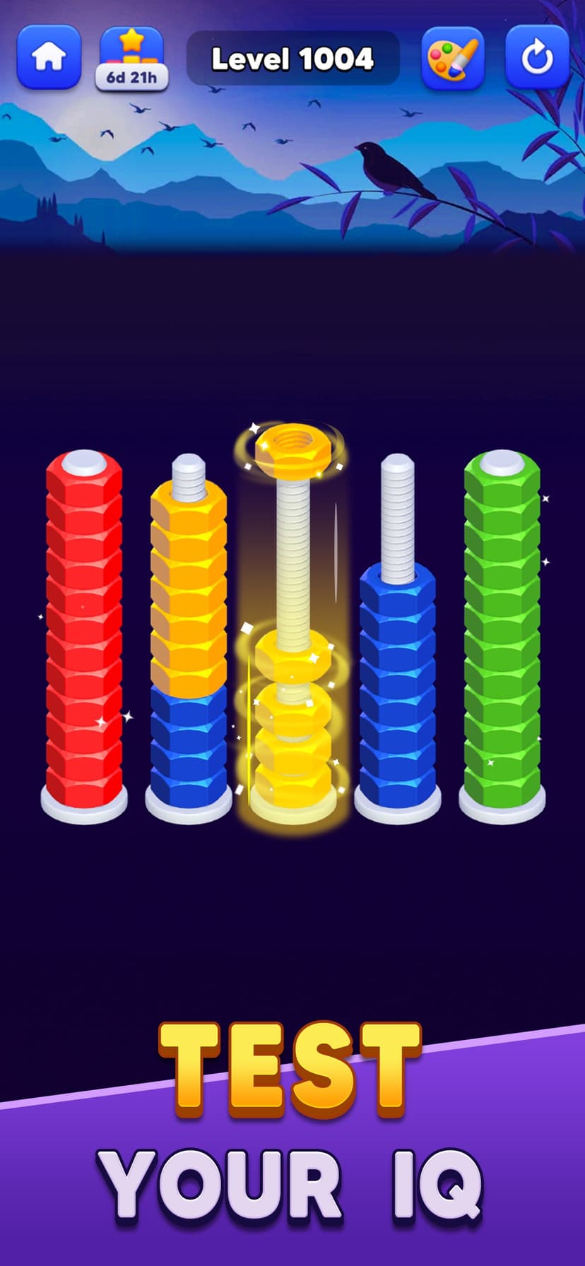 Nut Sort: Color Match Game screenshot 2 - screenshot